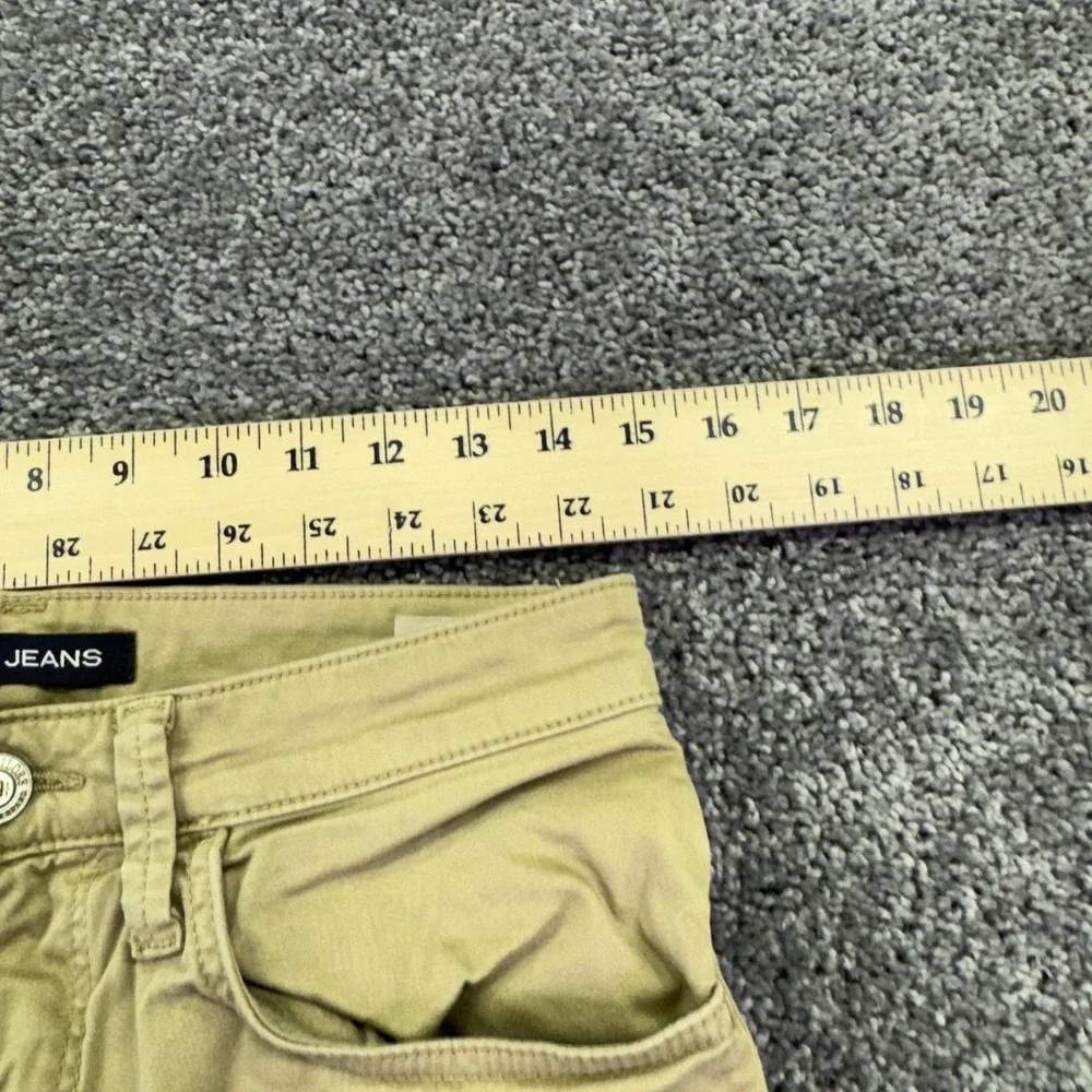 Mavi Zach Jeans Mens 30x32 Beige Regular Straight Denim Stretch Logo Casual